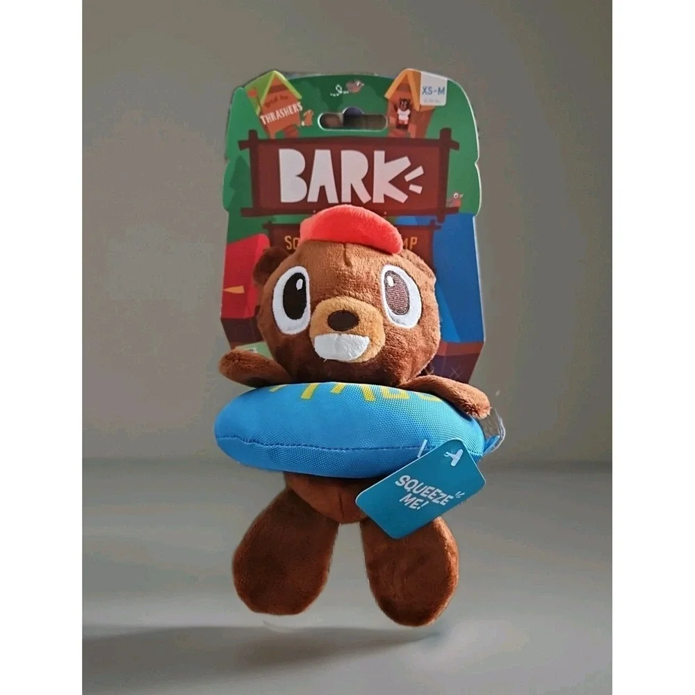 Bark Lil' Bucky & Squeaky Clean Bath Bombs Dog Toys - Squeaks Crinkles XS-Medium